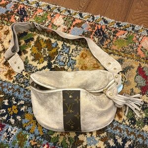 Beaudin Louis Vuitton Strip Cowhide Bag